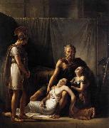 KINSOEN, Francois Joseph, The Death of Belisarius- Wife